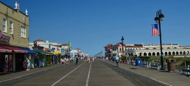 A boardwalk in New Jersey.