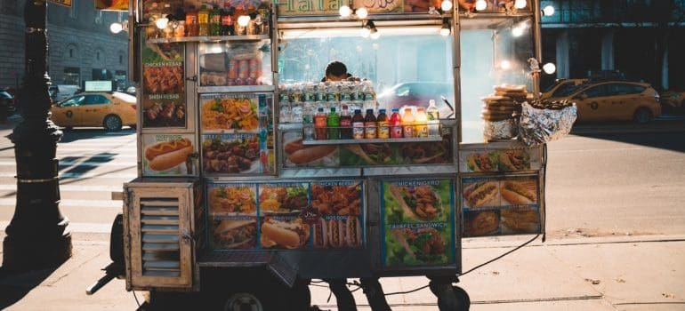 Street food in NYC