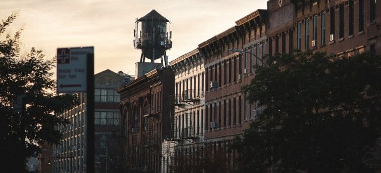 the view of Greenpoint neighborhood