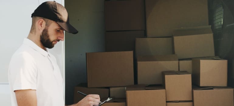 man thinking of how to find reliable movers for new jersey relocation