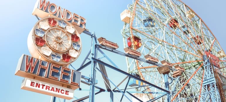 Wonder Wheel at the Coney Island