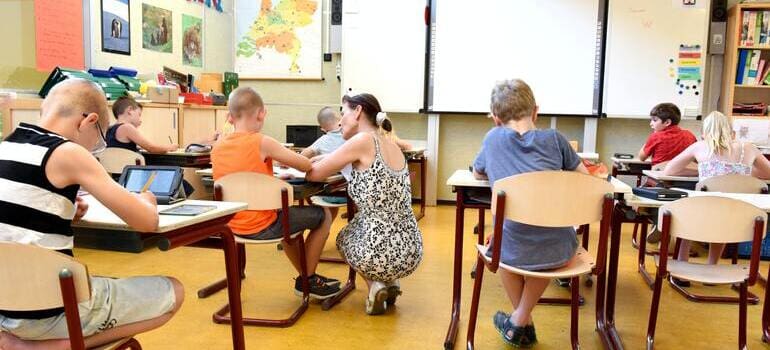 kids in school