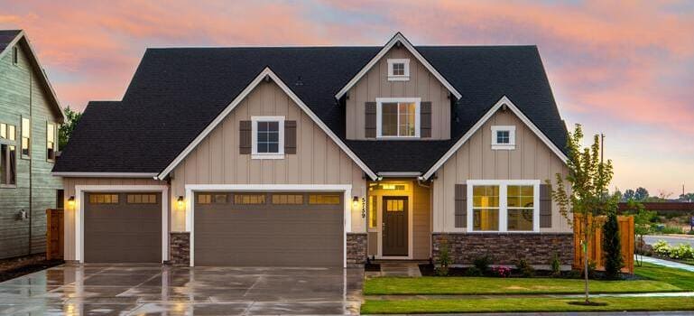 brown and gray house