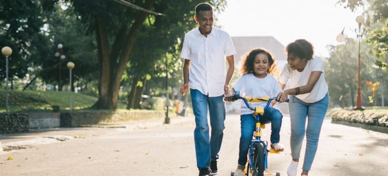 A family showing one of the reasons why Families are Moving to New Jersey