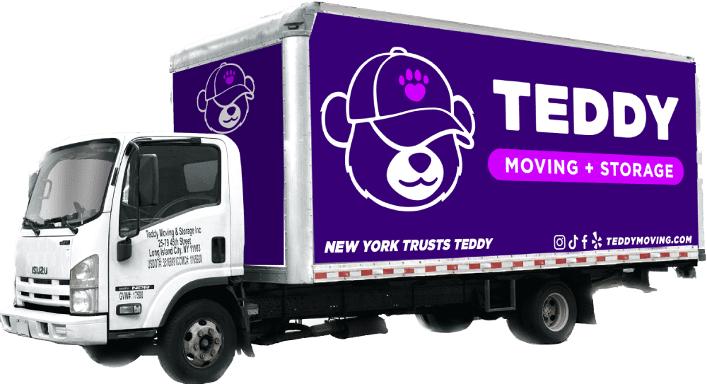 Teddy Moving + Storage NYC truck